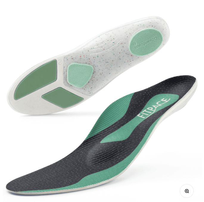 Fitpace EcoDasher Plus Adjustable Insoles - The right arch support for every foot