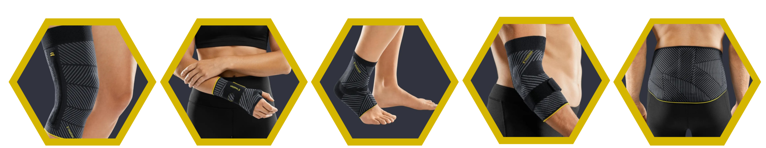 Medi E⁺motion® Sport braces Ankle, Wrist, Back, Elbow, Knee